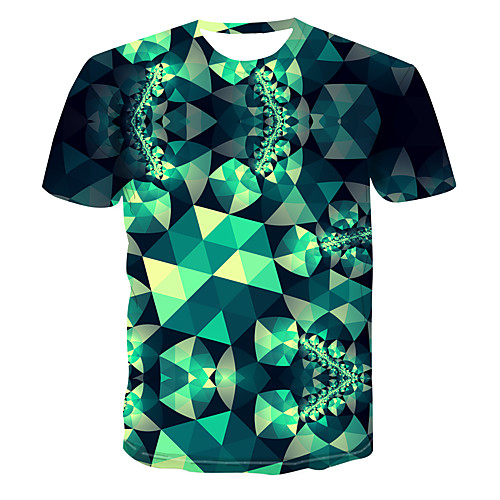 Men's Club Weekend Street chic / Punk & Gothic T-shirt - Geometric / 3D / Solid Colored Print Green
Men's Club Weekend Street chic / Punk & Gothic T-shirt - Geometric / 3D / Solid Colored Print Green