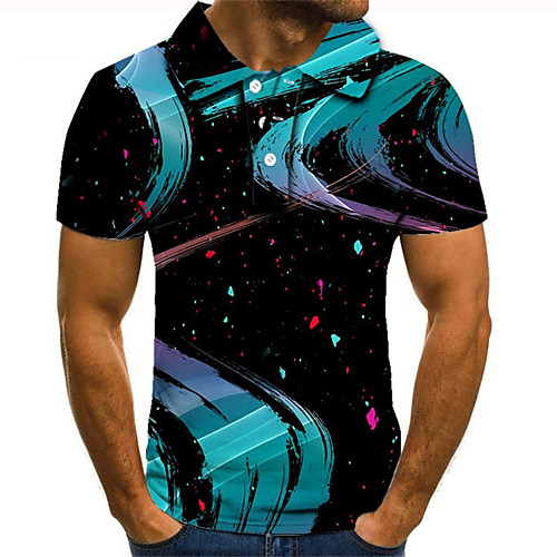 Men's Daily Going out Street chic / Exaggerated Polo - Color Block / 3D / Graphic Rainbow
Men's Daily Going out Street chic / Exaggerated Polo - Color Block / 3D / Graphic Rainbow