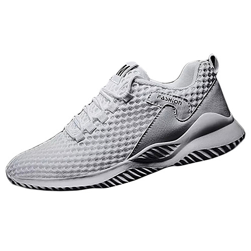 Men's Mesh / PU Spring & Summer Sporty Trainers / Athletic Shoes Running Shoes Non-slipping Slogan White / Black / Gray
Men's Mesh / PU Spring & Summer Sporty Trainers / Athletic Shoes Running Shoes Non-slipping Slogan White / Black / Gray