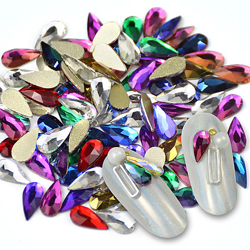 1100 pcs Crystal / 3D Interface Crystal Nail Jewelry Rhinestones For Finger Nail Drop nail art Manicure Pedicure Daily Fashion / Colorful
1100 pcs Crystal / 3D Interface Crystal Nail Jewelry Rhinestones For Finger Nail Drop nail art Manicure Pedicure Daily Fashion / Colorful