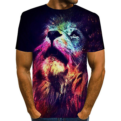 Men's Daily Weekend Basic / Exaggerated T-shirt - Color Block / Rainbow / Abstract Print Rainbow
Men's Daily Weekend Basic / Exaggerated T-shirt - Color Block / Rainbow / Abstract Print Rainbow