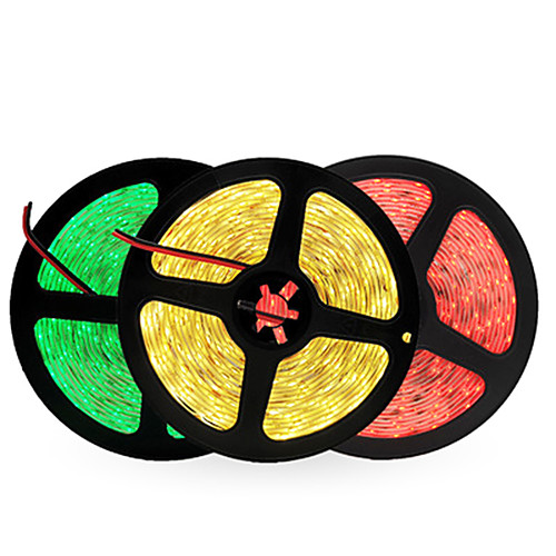 5m Flexible LED Light Strips / RGB Strip Lights 300 LEDs SMD3528 8mm 1pc Warm White / White / Red Waterproof / Cuttable / Decorative 12 V
5m Flexible LED Light Strips / RGB Strip Lights 300 LEDs SMD3528 8mm 1pc Warm White / White / Red Waterproof / Cuttable / Decorative 12 V