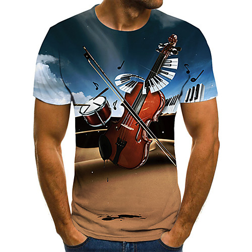 Men's Daily Going out Street chic / Exaggerated T-shirt - Geometric / 3D / Graphic Pleated / Print Rainbow
Men's Daily Going out Street chic / Exaggerated T-shirt - Geometric / 3D / Graphic Pleated / Print Rainbow