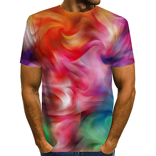 Men's Daily Weekend Basic / Exaggerated T-shirt - Color Block / Rainbow / Abstract Print Rainbow
Men's Daily Weekend Basic / Exaggerated T-shirt - Color Block / Rainbow / Abstract Print Rainbow