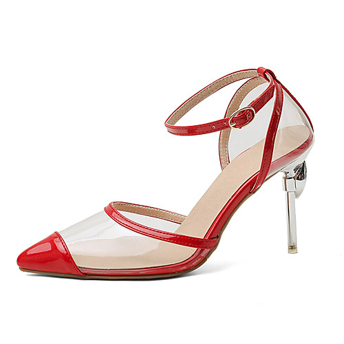 Women's Sandals Stiletto Heel Pointed Toe Buckle PU Classic / Minimalism Spring & Summer Dark Red / Almond / Gold / Wedding / Party & Evening / Color Block
Women's Sandals Stiletto Heel Pointed Toe Buckle PU Classic / Minimalism Spring & Summer Dark Red / Almond / Gold / Wedding / Party & Evening / Color Block