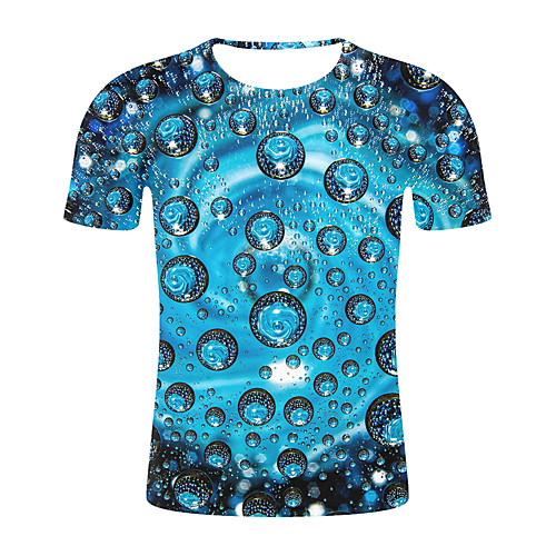 Men's Plus Size Color Block 3D T-shirt Basic Daily Weekend Round Neck Blue / Short Sleeve
Men's Plus Size Color Block 3D T-shirt Basic Daily Weekend Round Neck Blue / Short Sleeve