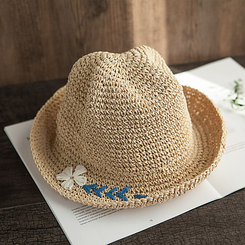Women's Party Active Basic Straw Straw Hat-Solid Colored Floral Print Summer Fall Khaki Rainbow
Women's Party Active Basic Straw Straw Hat-Solid Colored Floral Print Summer Fall Khaki Rainbow