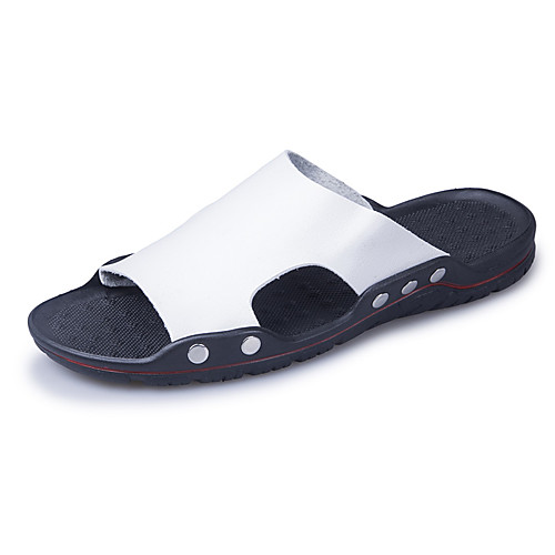 Men's PU Spring & Summer Casual Slippers & Flip-Flops Breathable Blue / White / Brown
Men's PU Spring & Summer Casual Slippers & Flip-Flops Breathable Blue / White / Brown