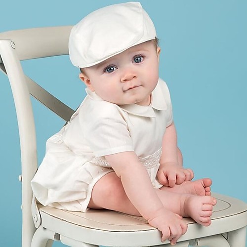 Pantsuit / Jumpsuit Floor Length First Communion Christening Gowns - Polyester Short Sleeve Jewel Neck with Pleats
Pantsuit / Jumpsuit Floor Length First Communion Christening Gowns - Polyester Short Sleeve Jewel Neck with Pleats