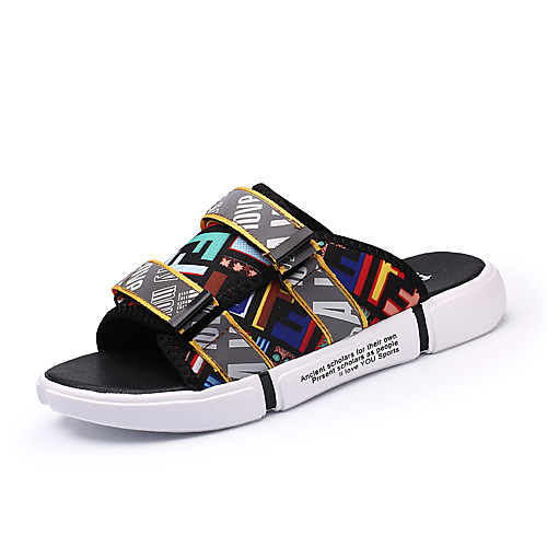 Men's Synthetics Fall / Spring & Summer Casual Sandals Breathable Color Block White / Black / Rainbow
Men's Synthetics Fall / Spring & Summer Casual Sandals Breathable Color Block White / Black / Rainbow