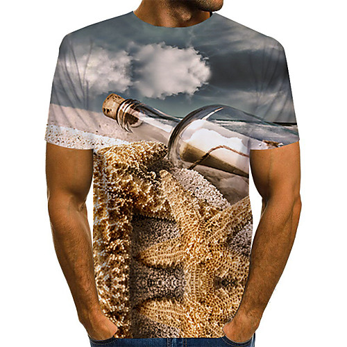 Men's Plus Size 3D Graphic Print T-shirt Basic Street chic Daily Going out Round Neck Gray / Short Sleeve
Men's Plus Size 3D Graphic Print T-shirt Basic Street chic Daily Going out Round Neck Gray / Short Sleeve