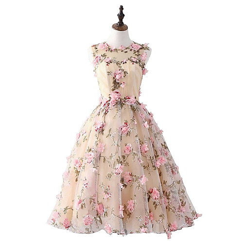 A-Line Jewel Neck Short / Mini Satin Floral / Pink Homecoming / Cocktail Party Dress with Appliques 2020
A-Line Jewel Neck Short / Mini Satin Floral / Pink Homecoming / Cocktail Party Dress with Appliques 2020