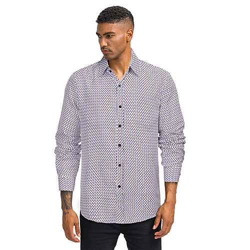 Men's Daily Work Business / Basic Shirt - Color Block / 3D / Tie Dye Print Red
Men's Daily Work Business / Basic Shirt - Color Block / 3D / Tie Dye Print Red