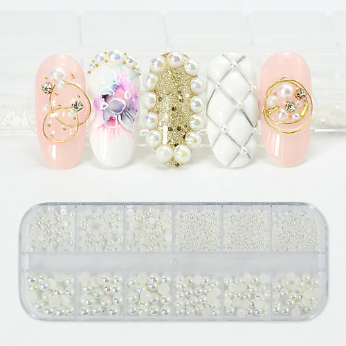 1 pcs 3D Interface / Multi-Design Imitation Pearl Nail Jewelry Pearls For Finger Nail Fashion 3D nail art Manicure Pedicure Daily Classic / Sweet
1 pcs 3D Interface / Multi-Design Imitation Pearl Nail Jewelry Pearls For Finger Nail Fashion 3D nail art Manicure Pedicure Daily Classic / Sweet