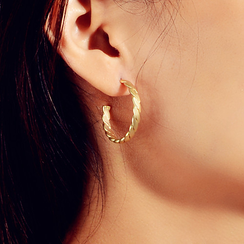Women's Earrings Geometrical Weave Stylish Punk Sweet Fashion French Earrings Jewelry Gold For Party Evening Engagement Beach Promise Festival 1 Pair
Women's Earrings Geometrical Weave Stylish Punk Sweet Fashion French Earrings Jewelry Gold For Party Evening Engagement Beach Promise Festival 1 Pair