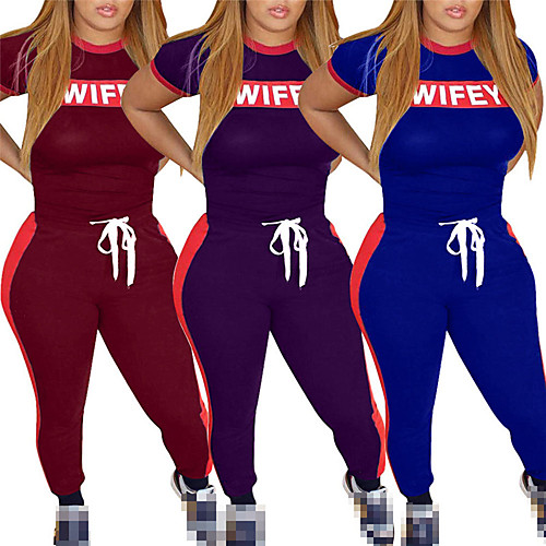 Women's 2-Piece Drawstring Tracksuit Sweatsuit Jogging Suit 2pcs Round Neck Running Active Training Jogging Breathable Quick Dry Moisture Wicking Sportswear Athletic Clothing Set Short Sleeve
Women's 2-Piece Drawstring Tracksuit Sweatsuit Jogging Suit 2pcs Round Neck Running Active Training Jogging Breathable Quick Dry Moisture Wicking Sportswear Athletic Clothing Set Short Sleeve