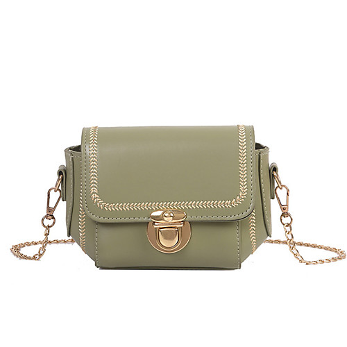 Women's Chain Polyester / PU Crossbody Bag Solid Color Yellow / Green / White
Women's Chain Polyester / PU Crossbody Bag Solid Color Yellow / Green / White
