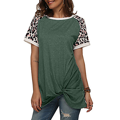Women's Leopard Blue & White Patchwork Print Loose Tunic - Cotton Basic Elegant Daily Going out Blue / Green / Beige / Gray / Light Blue
Women's Leopard Blue & White Patchwork Print Loose Tunic - Cotton Basic Elegant Daily Going out Blue / Green / Beige / Gray / Light Blue