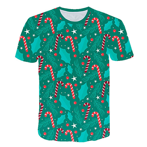 Men's Daily Sports Basic / Exaggerated T-shirt - Color Block / 3D / Graphic Print Army Green
Men's Daily Sports Basic / Exaggerated T-shirt - Color Block / 3D / Graphic Print Army Green