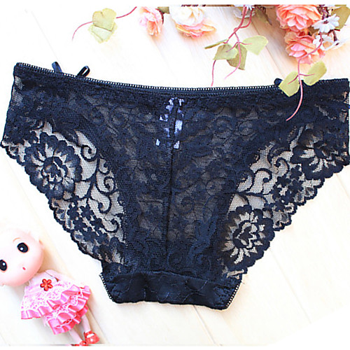 Women's Lace / Cut Out / Bow Brief - Normal Mid Waist Blushing Pink White Black One-Size
Women's Lace / Cut Out / Bow Brief - Normal Mid Waist Blushing Pink White Black One-Size