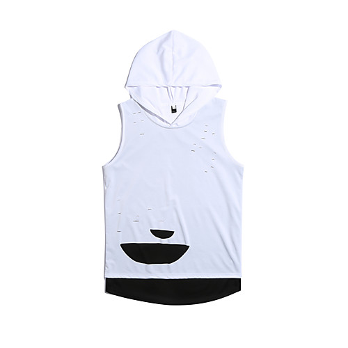 Men's Color Block Patchwork Tank Top Basic Daily Hooded White / Black / Red / Green / Sleeveless
Men's Color Block Patchwork Tank Top Basic Daily Hooded White / Black / Red / Green / Sleeveless