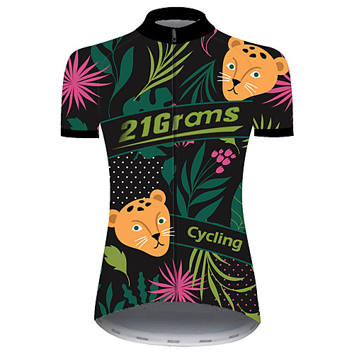 21Grams Women's Short Sleeve Cycling Jersey Green / Yellow Floral Botanical Bike Jersey Top Mountain Bike MTB Road Bike Cycling UV Resistant Breathable Quick Dry Sports Clothing Apparel / Stretchy
21Grams Women's Short Sleeve Cycling Jersey Green / Yellow Floral Botanical Bike Jersey Top Mountain Bike MTB Road Bike Cycling UV Resistant Breathable Quick Dry Sports Clothing Apparel / Stretchy
