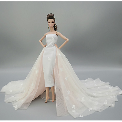 Doll Dress Wedding for Barbie Doll Print Lace Organza Handmade Toy for Girl's Birthday Gifts / Kids
Doll Dress Wedding for Barbie Doll Print Lace Organza Handmade Toy for Girl's Birthday Gifts / Kids