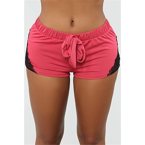 Women's Basic / Boho Shorts Pants - Solid Colored Black, Lace / Patchwork Blushing Pink Green Black S M L
Women's Basic / Boho Shorts Pants - Solid Colored Black, Lace / Patchwork Blushing Pink Green Black S M L
