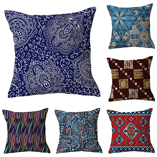 6 pcs Polyester Pillow Cover, Retro Plaid Simple Classic Square Traditional Classic
6 pcs Polyester Pillow Cover, Retro Plaid Simple Classic Square Traditional Classic