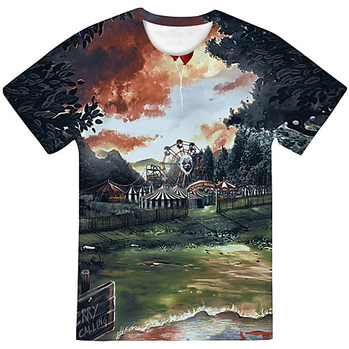 Men's Daily Going out Street chic / Exaggerated T-shirt - Color Block / 3D / Abstract Black
Men's Daily Going out Street chic / Exaggerated T-shirt - Color Block / 3D / Abstract Black