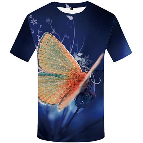 Men's Daily Sports Basic / Street chic T-shirt - 3D / Graphic / Animal Print Blue
Men's Daily Sports Basic / Street chic T-shirt - 3D / Graphic / Animal Print Blue