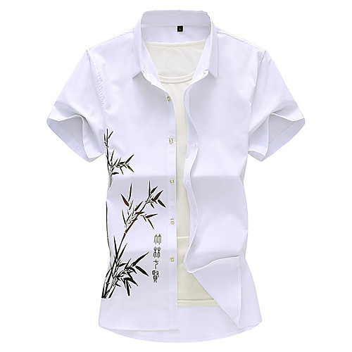 Men's Plus Size Geometric Print Shirt Chinoiserie Holiday White / Black / Light Blue / Short Sleeve
Men's Plus Size Geometric Print Shirt Chinoiserie Holiday White / Black / Light Blue / Short Sleeve