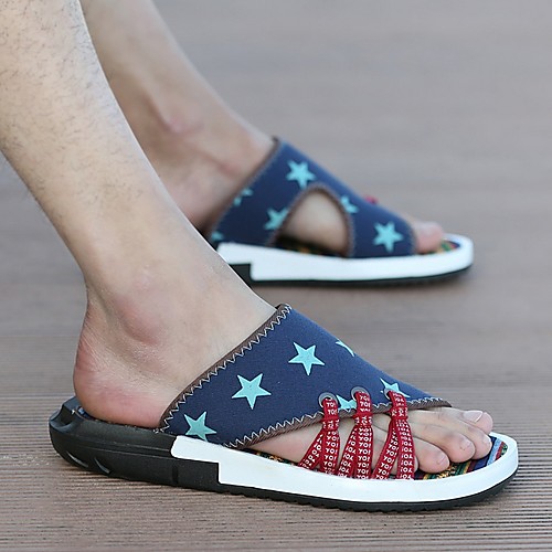 Men's PU Spring & Summer Classic Slippers & Flip-Flops Green / Blue / White 
Men's PU Spring & Summer Classic Slippers & Flip-Flops Green / Blue / White