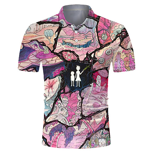 Men's Club Weekend Rock / Exaggerated Polo - Color Block / 3D / Cartoon Print Rainbow
Men's Club Weekend Rock / Exaggerated Polo - Color Block / 3D / Cartoon Print Rainbow