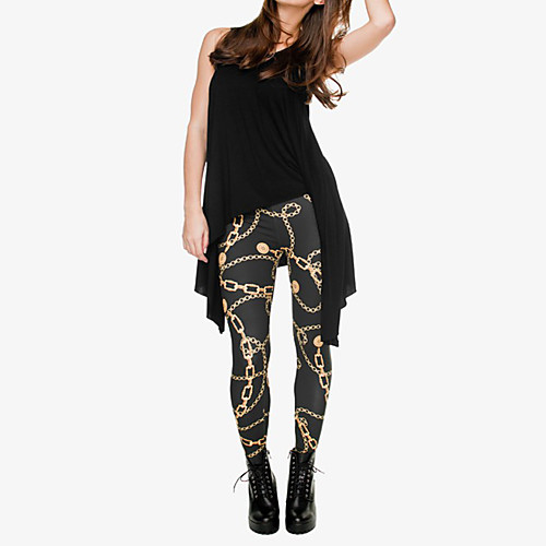 Women's Sports / Yoga Sporty / Basic Legging - Print, Print Mid Waist Black One-Size
Women's Sports / Yoga Sporty / Basic Legging - Print, Print Mid Waist Black One-Size