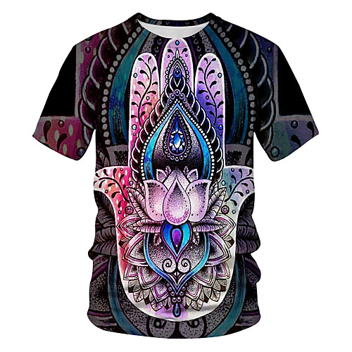 Men's Going out Club Street chic / Exaggerated T-shirt - Floral / 3D / Abstract Print Rainbow
Men's Going out Club Street chic / Exaggerated T-shirt - Floral / 3D / Abstract Print Rainbow