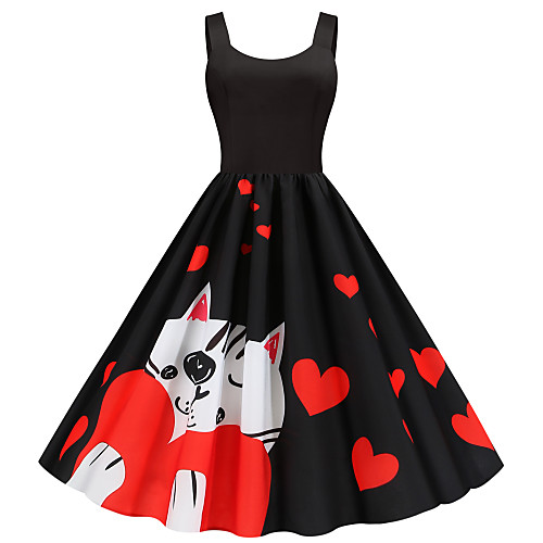 Women's Black Dress Street chic Daily Going out Sheath Floral Print Print S M
Women's Black Dress Street chic Daily Going out Sheath Floral Print Print S M