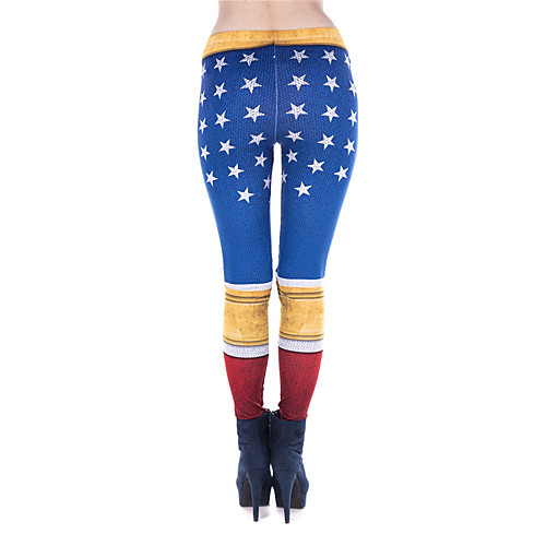 Women's Sports / Yoga Sporty / Basic Legging - Print, Print Mid Waist Blue One-Size
Women's Sports / Yoga Sporty / Basic Legging - Print, Print Mid Waist Blue One-Size