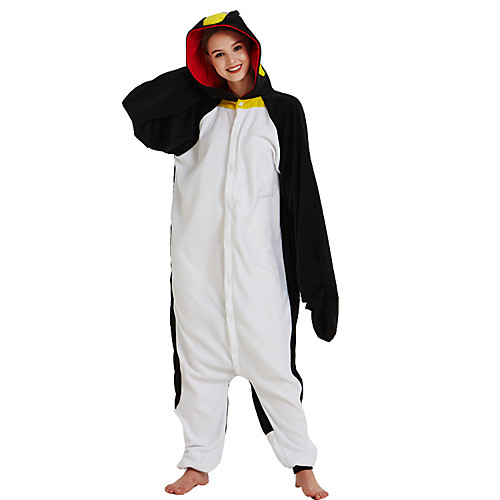Adults' Kigurumi Pajamas Penguin Onesie Pajamas Flannelette Black Cosplay For Men and Women Animal Sleepwear Cartoon Festival / Holiday Costumes
Adults' Kigurumi Pajamas Penguin Onesie Pajamas Flannelette Black Cosplay For Men and Women Animal Sleepwear Cartoon Festival / Holiday Costumes