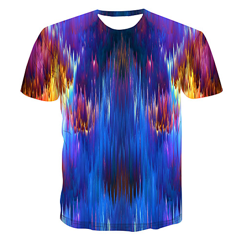 Men's Club Weekend Street chic / Punk & Gothic T-shirt - Color Block / 3D / Abstract Print Rainbow
Men's Club Weekend Street chic / Punk & Gothic T-shirt - Color Block / 3D / Abstract Print Rainbow