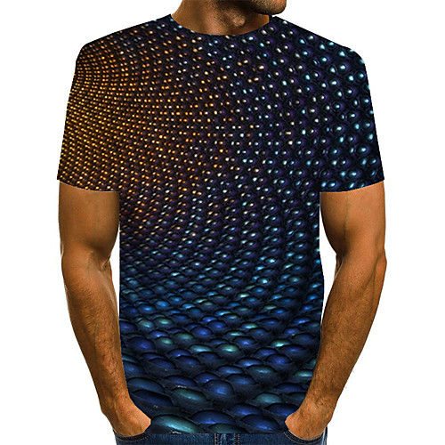 Men's Daily Holiday Street chic / Exaggerated T-shirt - Color Block / 3D / Abstract Print Black
Men's Daily Holiday Street chic / Exaggerated T-shirt - Color Block / 3D / Abstract Print Black