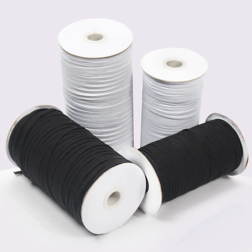Clothing Craft Accessories Mouth Mask Material Elastic Cord Earloop Length Braided DIY Disposable 4/6mm 200yards Mask rope
Clothing Craft Accessories Mouth Mask Material Elastic Cord Earloop Length Braided DIY Disposable 4/6mm 200yards Mask rope