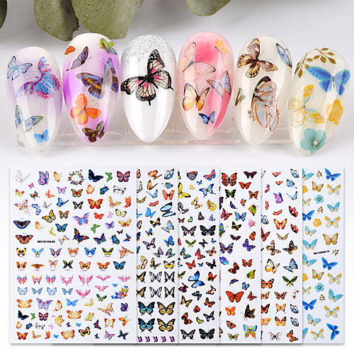 6 Sheet New Nail Art Self-adhesive Nail Sticker Tip Decal Decoration Cartoon Cute Butterfly Design DIY Manicure Accessories Tool
6 Sheet New Nail Art Self-adhesive Nail Sticker Tip Decal Decoration Cartoon Cute Butterfly Design DIY Manicure Accessories Tool