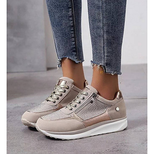 Women's Sneakers Spring & Summer Flat Heel Round Toe Daily Solid Colored PU Army Green / Khaki / Blue
Women's Sneakers Spring & Summer Flat Heel Round Toe Daily Solid Colored PU Army Green / Khaki / Blue