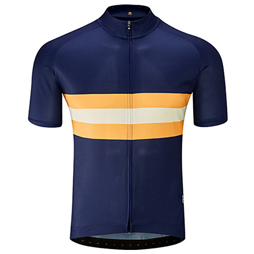 21Grams Men's Short Sleeve Cycling Jersey BlueYellow Bike Jersey Top Mountain Bike MTB Road Bike Cycling UV Resistant Breathable Quick Dry Sports Clothing Apparel / Stretchy
21Grams Men's Short Sleeve Cycling Jersey BlueYellow Bike Jersey Top Mountain Bike MTB Road Bike Cycling UV Resistant Breathable Quick Dry Sports Clothing Apparel / Stretchy