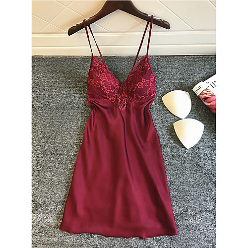 Women's Lace Babydoll & Slips Nightwear Solid Colored Wine Blushing Pink Blue M L XL
Women's Lace Babydoll & Slips Nightwear Solid Colored Wine Blushing Pink Blue M L XL