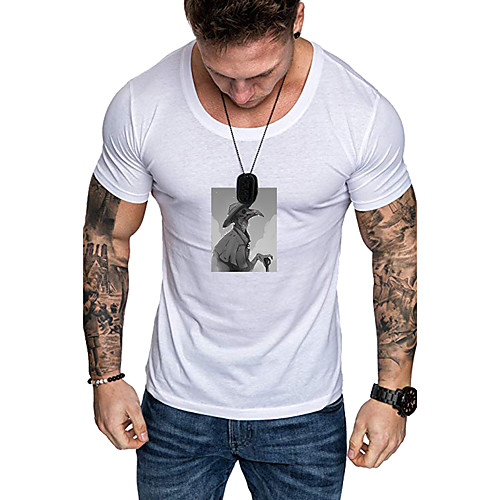Men's Daily Sports Business / Basic T-shirt - Solid Colored Black & White, Print Yellow
Men's Daily Sports Business / Basic T-shirt - Solid Colored Black & White, Print Yellow