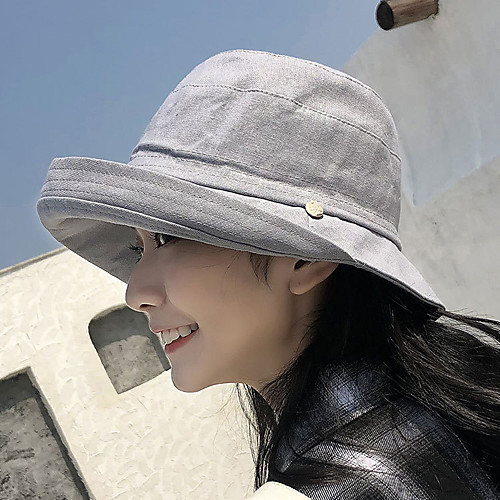 Hiking Hat Fishing Hat Fisherman Hat Hat 1 PCS Portable Sunscreen UV Resistant Breathable Solid Color Cotton Autumn / Fall Spring Summer for Women's Camping / Hiking Hunting Fishing Yellow Grey
Hiking Hat Fishing Hat Fisherman Hat Hat 1 PCS Portable Sunscreen UV Resistant Breathable Solid Color Cotton Autumn / Fall Spring Summer for Women's Camping / Hiking Hunting Fishing Yellow Grey
