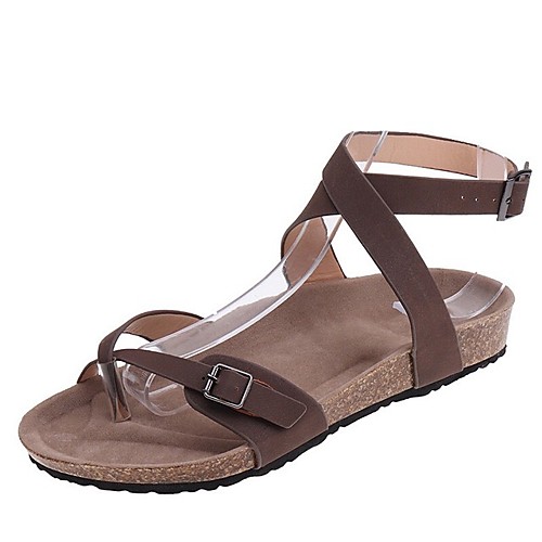 Women's Sandals 2020 Flat Heel Open Toe PU Casual / Basic Spring & Fall / Spring & Summer Almond / Black / Coffee
Women's Sandals 2020 Flat Heel Open Toe PU Casual / Basic Spring & Fall / Spring & Summer Almond / Black / Coffee