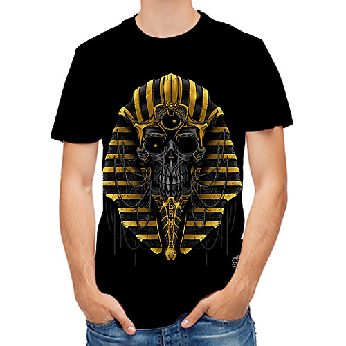Men's Daily Club Rock / Street chic T-shirt - 3D / Skull / Tribal Print Black
Men's Daily Club Rock / Street chic T-shirt - 3D / Skull / Tribal Print Black